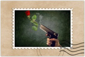 Poszterek 60x40 Rózsa Virág Virágok Rózsa