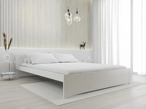 IKAROS ágy 140 x 200 cm, fehér Ágyrács: Lamellás ágyrács, Matrac: Deluxe 10 cm matrac