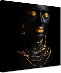 Vászonkép 30x30 Arany szemhéjak alatt