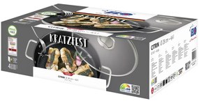 Elo 72438 Rozsdamentes acél lábas üvegfedővelCitrin 28 cm-es edény