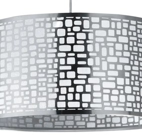 ONLI - Csillár zsinóron BRUCE 1xE27/15W/230V átm. 45 cm matt króm