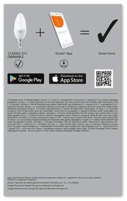 SET 3x LED Dimmelhető izzó SMART + E14/5W/230V 2700K - Ledvance