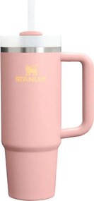 Barackszínű rozsdamentes acél termosz szívószállal 890 ml Quencher H2.O FlowState™ Tumbler Peach Rose – Stanley