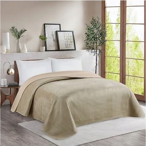 Steppelt ágytakaró modern velvet 220x240 Premium barna 114