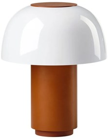 Narancssárga alumínium LED dimmelhető asztali lámpa (magasság 22 cm) Harvest – Zone