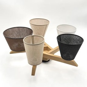 Brilagi - LED  Felületre szerelhető csillár  ANTHONY 5xE14/40W/230V tölgy