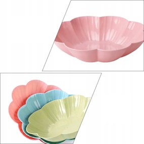 Kis virág alakú tál snackekhez, gyümölcsökhöz, salátákhoz étkészlet