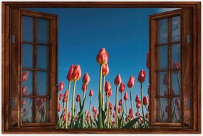 Poszterek 60x40 Tulipånok Tåjkép Tulipånok
