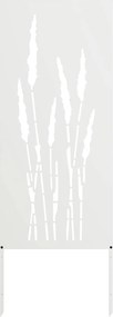 vidaXL Kertvédő vászon Fehér 50 x 140 cm Hidegen hengerelt acél