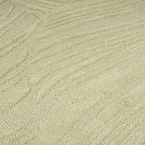 Zöld gyapjú szőnyeg 200x290 cm Lino Leaf – Flair Rugs