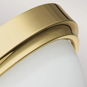 Feiss FE-MALIBU-F-BATH-PB - MALIBU fürdőszobai mennyezeti lámpa 2xE27/60W/230V IP44 aranyszínű