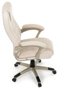 Bézs Szövet Irodai Főnöki Szék, Hinta Mechanikával. KA-C713 CRM2