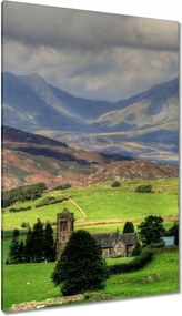 Festmények 80x120 Hegyi tájkép