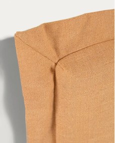 Mustársárga kárpitozott ágytámla 186x106 cm Tanit – Kave Home