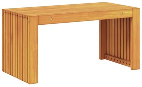 Kerti dohányzóasztal 70x35x35 cm Tömörfa Akác