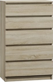 M5 fiókos szekrény, sonoma