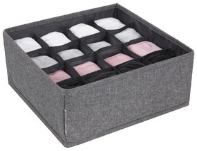 Drawer szürke fiókrendszerező 16 rekesszel - Bigso Box of Sweden