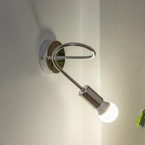 Fali lámpa OXFORD 1xE27/15W/230V fényes króm