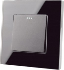 LĂ©pcsĆkapcsolĂł kapcsolĂł szimpla fekete szett Miuun kerettel