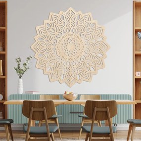 Elegáns fa faldekoráció mandala nap | SOLIS