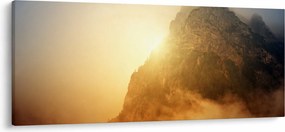 Hegy a ködben képe (120x50 cm)