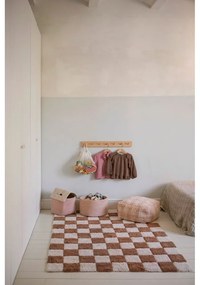 Világos rózsaszín puff Vichy Rose – Lorena Canals