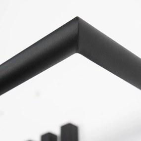 Fekete fém fali fogas 65 cm Senza – Spinder Design