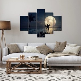 Kép - Strand telihold alatt (150x105 cm)