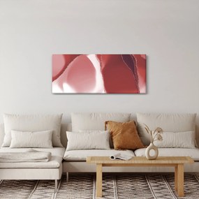 Kép - Piros absztrakt virág N⁰3 (120x50 cm)
