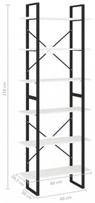fehér tömör fenyőfa magasszekrény 80 x 30 x 210 cm