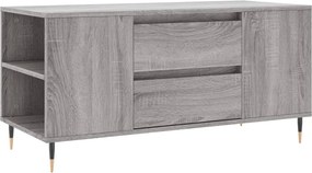 vidaXL szürke sonoma színű szerelt fa dohányzóasztal 102x44,5x50 cm