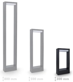 Brilagi - LED Kültéri lámpa RAGUSA LED/7W/230V 3000/4000/6000K IP54 30 cm