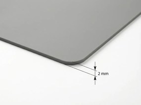 Vízálló asztali alátét 50x80 cm, szürke / grafit