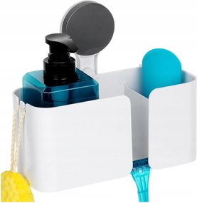 Zuhanypolc Tapadókorongos Fürdőszobai Kosár Fúrás Nélkül