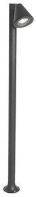 Modern kültéri oszlop fekete 100 cm IP44 - Ciara