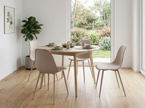 Étkezőszék OSAKA műanyag, bézs