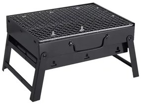 Zaparkorun Hordozható összecsukható faszenes grill - Grillbox