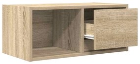 sonoma tölgy színű szerelt fa fali TV-szekrény 60x31x25,5 cm