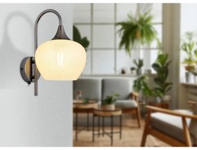 Globo 15548WK - Fali lámpa MAXY 1xE27/40W/230V fehér/antracit