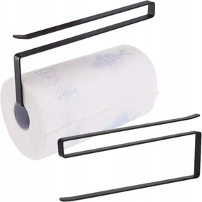 Papírtörölköző tartó, konyhai, loft, fém, fúrás nélkül