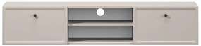 Lorini fali TV-szekrény 150 cm fiókokkal - kasmír / fekete fogantyúk