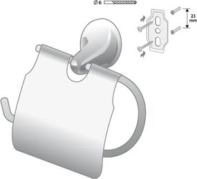 Fürdőszobai wc papír tartó