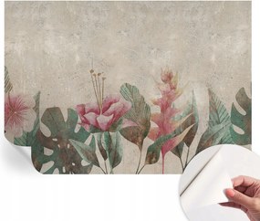 Öntapadós tapéta Fali furnér 3D hatás Finom növényvilág 208x146 cm