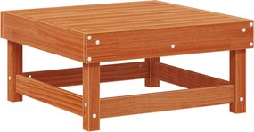 Kerti lábtartó Tömör fenyő Viaszbarna 61 x 60,5 x 30 cm