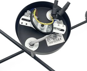 Brilagi - Felületre szerelhető csillár MALIVA 4xE14/15W/230V fekete/fehér