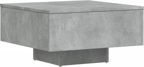 vidaXL betonszürke szerelt fa dohányzóasztal 60 x 60 x 31,5 cm
