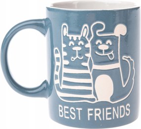 Kerámia Bögre Kutya 320 ml kék barátok