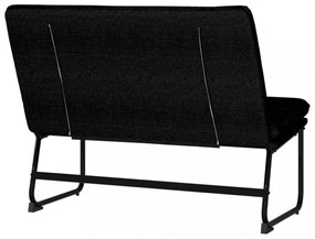 vidaXL fekete szövetpad 100 x 75 x 76 cm