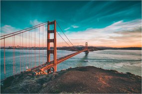 Kép - Golden Gate, San Francisco (90x60 cm)