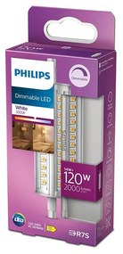 LED Dimmelhető izzó Philips R7s/14W/230V 3000K 118 mm